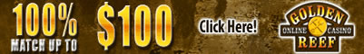 Top online casino accepting eCheck at Golden Reef Casino