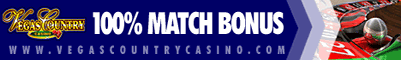 Vegas Country Casino accepts credit card deposits